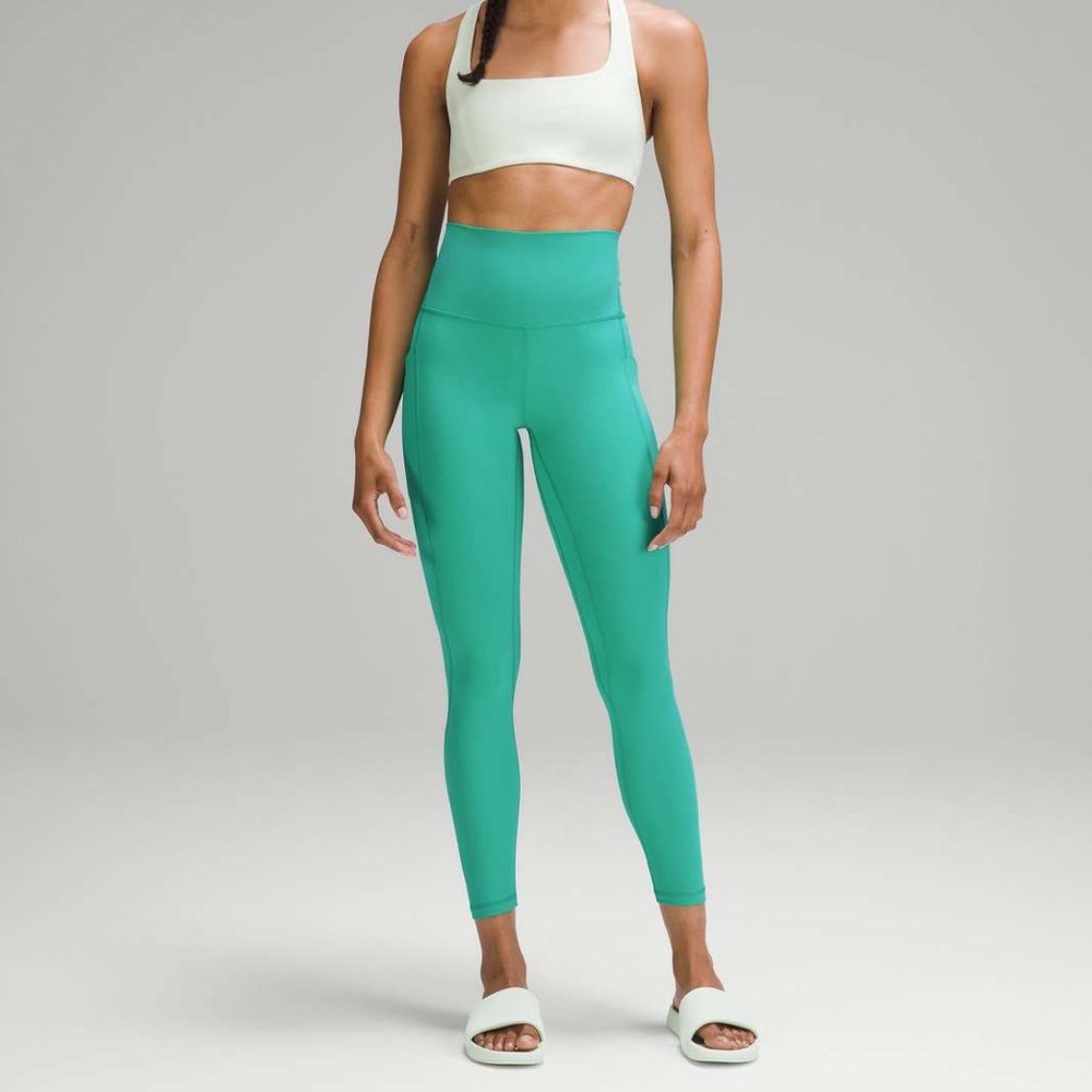 Lululemon High-Rise Align Pant 25” in Kelly Green